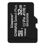 Scheda di memoria Kingston 32GB microSDHC Canvas Select Plus fps 10 UHS-I 100 MB/s