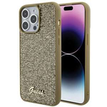 Etui Guess GUHCP15XPMSDGSD iPhone 15 Pro Max 6.7" złoty/gold hardcase Disco Metal Script Case