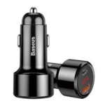 Baseus Magic Series PPS CCMLC20C-01 Autoladegerät 45 W USB-C PD / USB-A QC – Schwarz