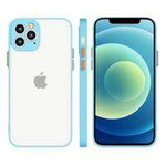 Custodia traslucida flessibile in silicone Milky Case per Xiaomi Redmi Note 10 5G / Poco M3 Pro blu