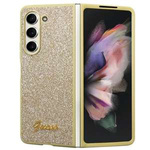 Coque Guess GUHCZFD5HGGSHD F946 Galaxy Z Fold 5 gold/gold hardcase Glitter Script Case