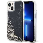 Cover Guess GUHCP14SLCSGSGK iPhone 14 6,1" nero/nero durocase Liquid Glitter Marmo Case