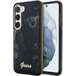 Cover Guess GUHCS23MHTMRSK S23 Plus S916 nero/nerocase Golden Marble Collection Case