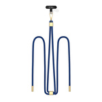 TECH-PROTECT C2S ROPE CROSSBODY STRAP NAVY BLUE/GOLD