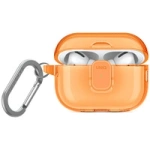 Etui UNIQ AirPods Pro 2 Glase Pro Lock Case Pomarańczowy