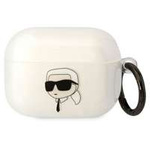 Karl Lagerfeld KLAPHNIKTCT Copertura AirPods Pro trasparente Karl's Head