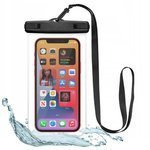 Cover TECH-PROTECT Custodia Universale Impermeabile Nero/ Clear Case