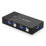 UGREEN Switch KVM 2 porte VGA nero