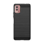Custodia in silicone Carbon Case per Nokia C32 - nera