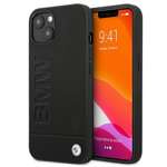 Cover BMW Apple iPhone 13 Signature Logo Imprint Black Hardcase