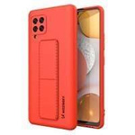 Custodia per cavalletto Wozinsky Custodia in silicone per Samsung Galaxy A42 5G rossa