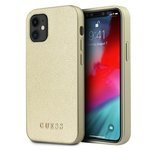 Cover gUESS Apple iPhone 12 Mini Iridescente GUHCP12SIGLGO Oro Hardcase