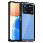 Custodia Outer Space per Xiaomi Poco M4 Pro cover con cornice flessibile nera