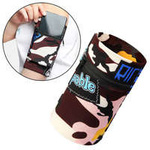 Bracciale in tessuto per running fitness marrone