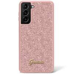Cover Guess GUHCS23SHGGSHP S23 S911 rosa/rosa case Glitter Script Case
