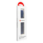 FORCELL F-DESIGN FS05 pasek do SAMSUNG Watch 22 mm granatowy