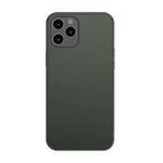 Baseus Custodia rigida in vetro satinato con cornice flessibile per iPhone 12 Pro Max verde scuro (WIAPIPH67N-WS06)