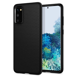 Puzdro SPIGEN Samsung Galaxy S20 Liquid Air Matte Black Case