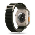TECH-PROTECT NYLON PRO Apple Watch 4 / 5 / 6 / 7 / 8 / SE / ULTRA (42 / 44 / 45 / 49 MM) ČIERNA / VOJENSKÁ ZELENÁ