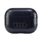 Audi Leather Big Logo AirPods Pro 2cover czarny/black AU-APP2-GT/D3-BK