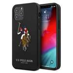 Puzdro US Polo Apple iPhone 12 12 Pro Polo Embroidery Collection Black Case