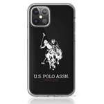Puzdro US POLO Apple iPhone 12 Mini Shiny Big Logo USHCP12STPUHRBK Black Case