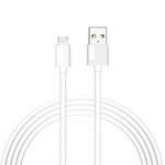 KÁBEL T-PHOX NETS MICRO USB BIELY 2,4A ; PVC ; 1,2M