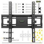Držiak na TV Wozinsky (max. 55'' / 45 kg) na montáž na stenu s nastavením uhla sklonu VESA 100x100 mm / 400x400 mm čierny (WWM-F55)