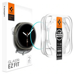 VIDRIO TEMPLADO SPIGEN SAMSUNG GALAXY WATCH 8 40 MM GLAS.TR "EZ-FIT" 2-PACK TRANSPARENTE