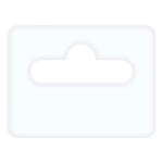 Euro-Anhänger 35 mm x 47 mm mit Gummikleber, 1000 Stück/Rolle (0,35 Folie)