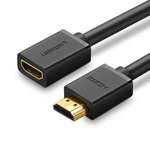 Kábel UGREEN HDMI samec na HDMI samica HD107 FullHD 3D 1m čierna