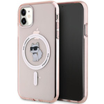 Karl Lagerfeld KLHMN61HFCCNOP iPhone 11 / Xr 6.1" różowy/pink hardcase IML Choupette MagSafe