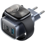 Ładowarka sieciowa USAMS CC293 T67 20W   iWatch 1xUSB-C 1xUSB-A tarnish