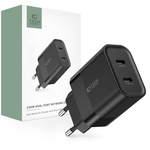TECH-PROTECT C20W 2-PORTOVÁ SIEŤOVÁ NABÍJAČKA PD20W ČIERNA