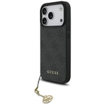 Etui Guess 4G Charms Collection MagSafe  do iPhone 17 Pro czarny