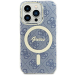 Etui Guess GUHMP15SH4STB iPhone 15 / 14 / 13 6.1" niebieski/blue hardcase IML 4G MagSafe Case