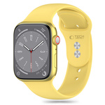 TECH-PROTECT SILICONE APPLE WATCH 4 / 5 / 6 / 7 / 8 / 9 / SE (38 / 40 / 41 MM) CANARY YELLOW