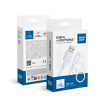Kabel USB A do Lightning Blue Star 2,4A 1 m DC-001AL2.4 biały