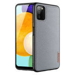 Dux Ducis Fino case covered with nylon material for Samsung Galaxy A03s blue