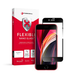Szkło hybrydowe do iPhone 7 / 8 / SE 2020 Forcell Flexible 5D czarne