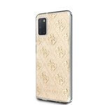 Puzdro GUESS Samsung Galaxy A31 A315 4G Glitter Gold Hard Case