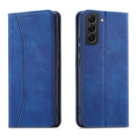 Magnet Fancy Case etui Samsung Galaxy S23 pokrowiec z klapką portfel podstawka niebieskie