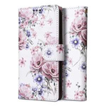 Puzdro Tech-Protect Peňaženka Xiaomi Redmi 12 Blossom Flower Case