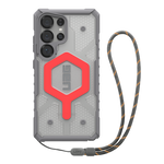 UAG Pathfinder Clear Magnet Bundle - obudowa ochronna do Samsung Galaxy S25 Ultra 5G z wbudowanym modułem magnetycznym oraz smycz na nadgarstek do telefonu (active lava)