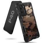 Puzdro RINGKE Fusion X Huawei P40 Camo Black Case