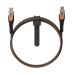 UAG SRGE - kabel USB-C - USB-C, USB 3.2 Gen2 240W/20Gbps, 75 cm (black/orange)
