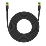 Kabel sieciowy w oplocie kat. 8 Baseus Ethernet RJ45, 40Gbps, 5m (czarny)