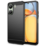 Etui Tech-protect Tpucarbon Xiaomi Redmi 13C / Poco C65 Black Case