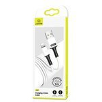 Kábel USAMS Lightning Fast Charge 1 m biely