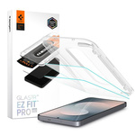 Vidrio Templado Spigen GLAS.TR "EZ FIT PRO" 2-PACK GALAXY S25 FE CLEAR